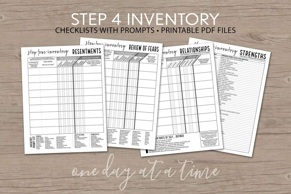 12 Step Journal Plus Step 4 Worksheets Step 10 Inventory AA NA Al Anon Addiction Sobriety Recovery Instant Download 8 5x11 Printable PDF Etsy 12 Step Journal Plus Step 4 Worksheets Step 10 Inventory AA NA Al Anon Addiction Sobriety Recovery Instant Download 8 5x11 Printable PDF Etsy