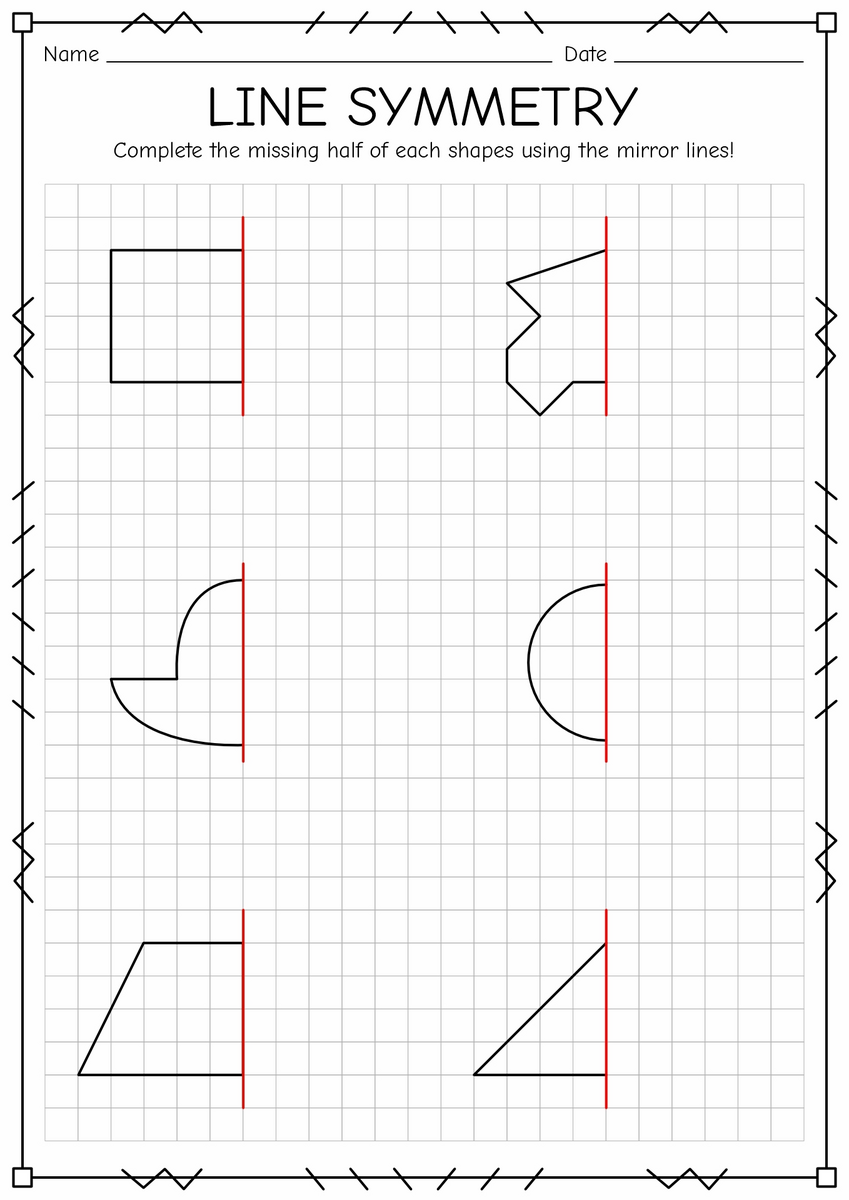14 Lines Of Symmetry Worksheets Free PDF At Worksheeto