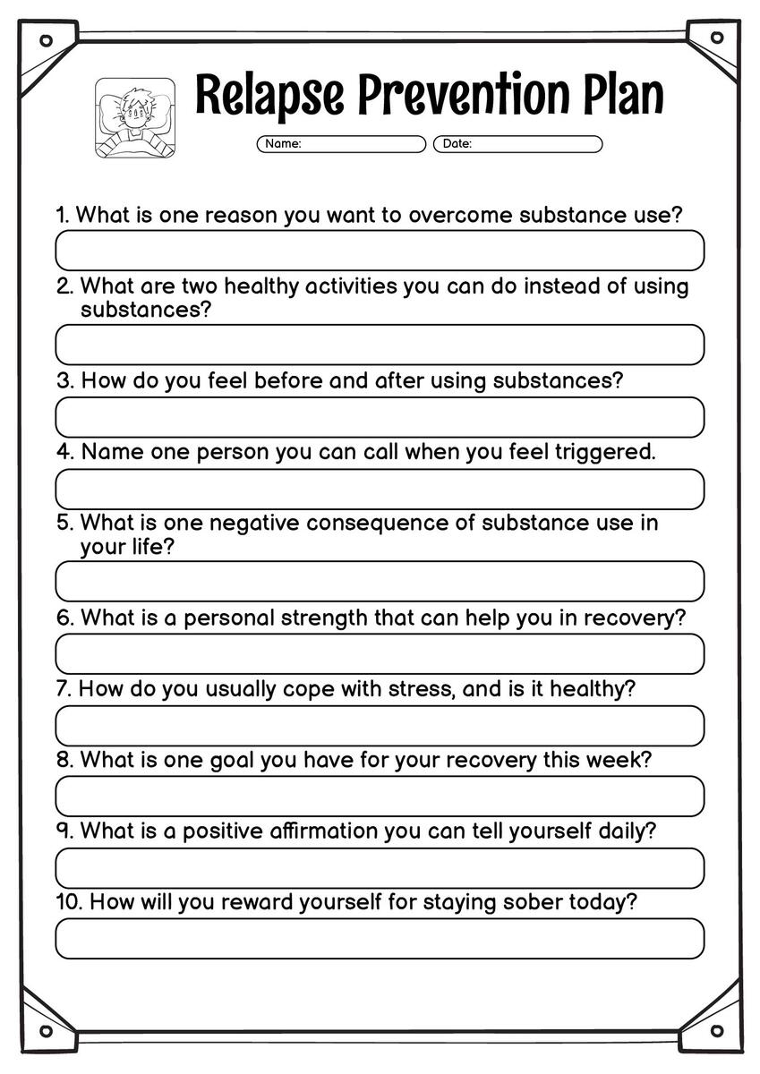 15 CBT Worksheets For Addiction Free PDF At Worksheeto