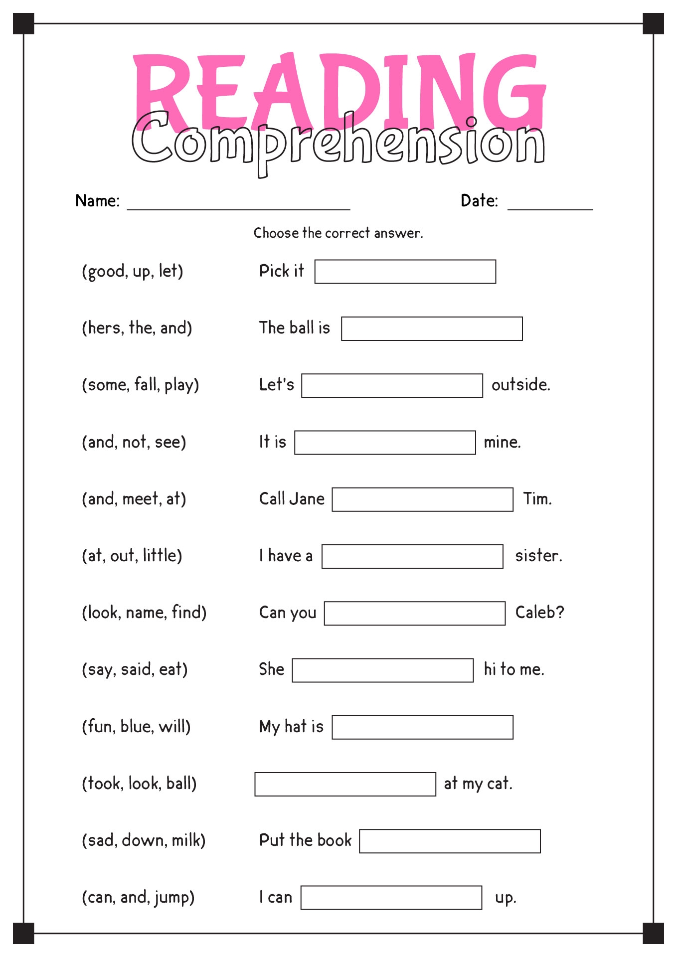 16 Comprehension Reading English Worksheets Free PDF At Worksheeto 16 Comprehension Reading English Worksheets Free PDF At Worksheeto