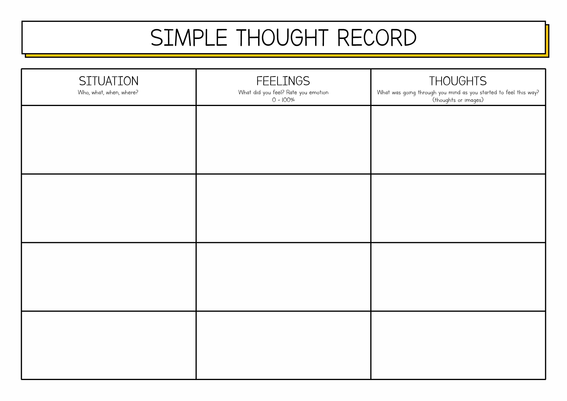 17 Cognitive Behavioral Thought Worksheets Free PDF At Worksheeto 17 Cognitive Behavioral Thought Worksheets Free PDF At Worksheeto