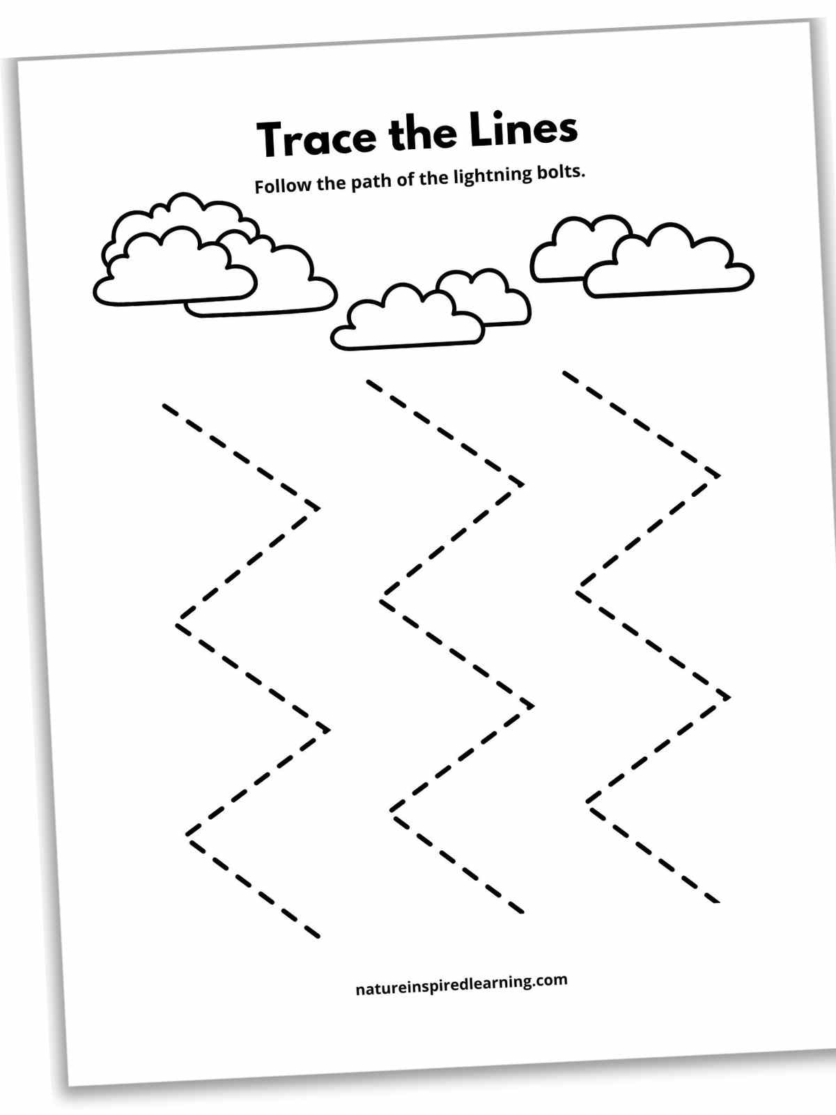 17 Line Tracing Worksheets Free Nature Inspired Learning FREE Printable Tracing Lines Worksheets For Preschool And 3 Year Olds