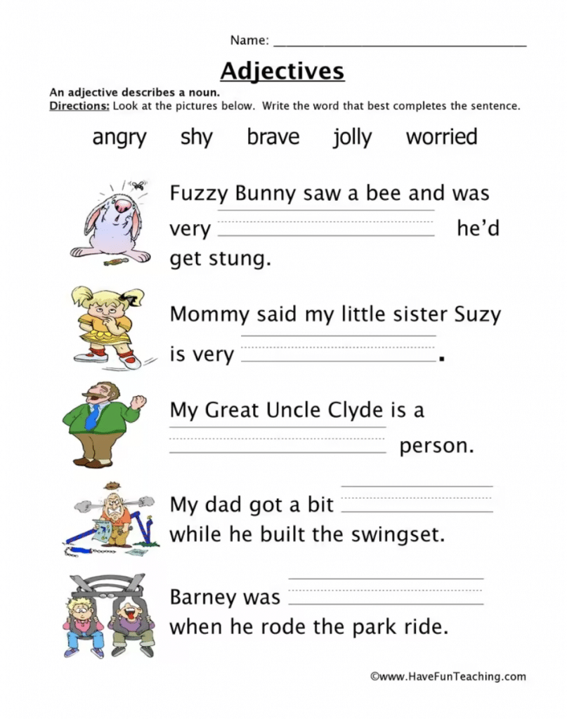 23 First Grade Grammar Worksheets That Teach The Basics The Worksheets Library