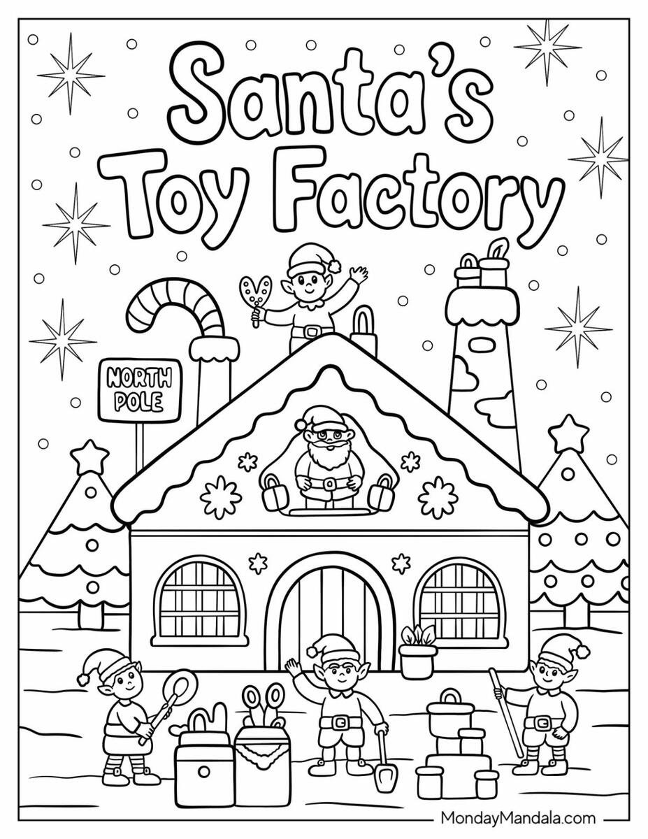 23 North Pole Coloring Pages Free PDF Printables 23 North Pole Coloring Pages Free PDF Printables
