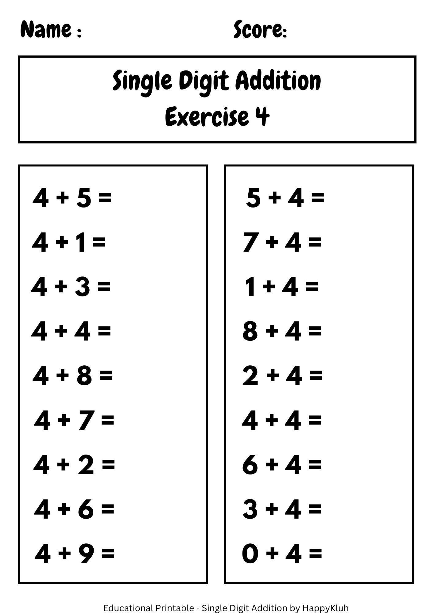 Page 5 Free Printable 2nd Grade Math Worksheets Canva