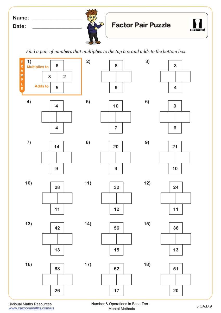3rd Grade Foundations Of Multiplication Worksheets PDF Printable Worksheets Cazoom Math