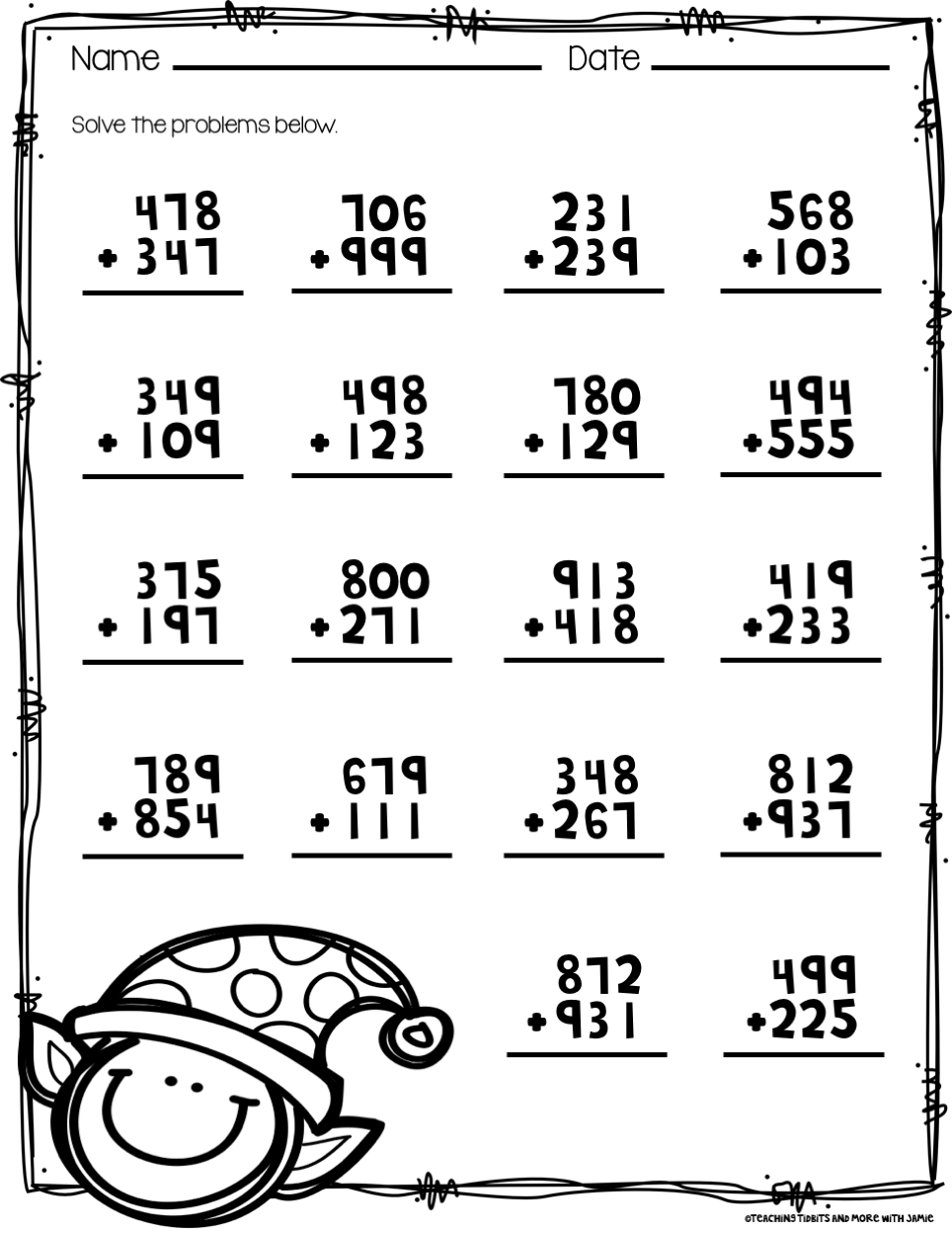 3rd Grade Math Worksheets TutorOcean Worksheets Library 3rd Grade Math Worksheets TutorOcean Worksheets Library