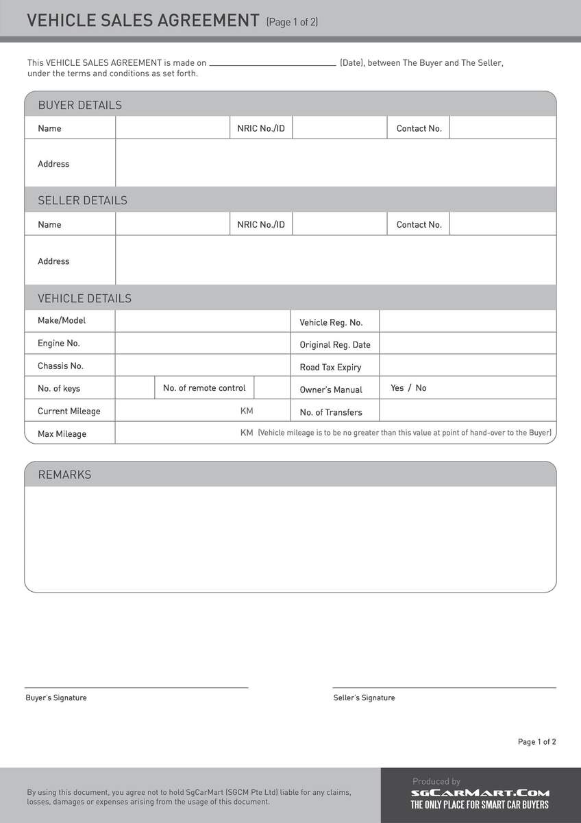 42 Printable Vehicle Purchase Agreement Templates Word PDF 42 Printable Vehicle Purchase Agreement Templates Word PDF