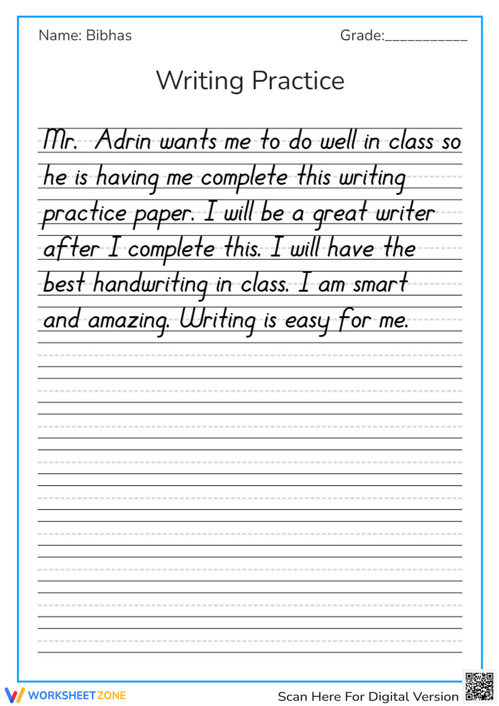 4th Grade Improve Handwriting Worksheets 4th Grade Improve Handwriting Worksheets