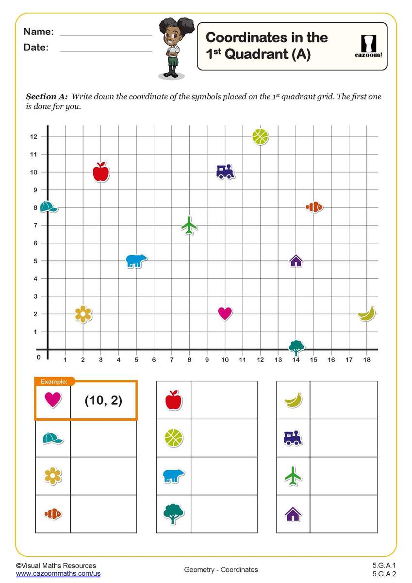 5th Grade Math Worksheets PDF Printable PDF Worksheets Cazoom Math 5th Grade Math Worksheets