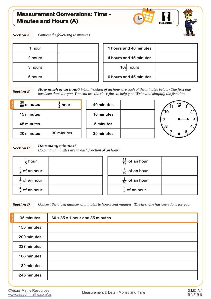 5th Grade Math Worksheets PDF Printable PDF Worksheets Cazoom Math 5th Grade Math Problems