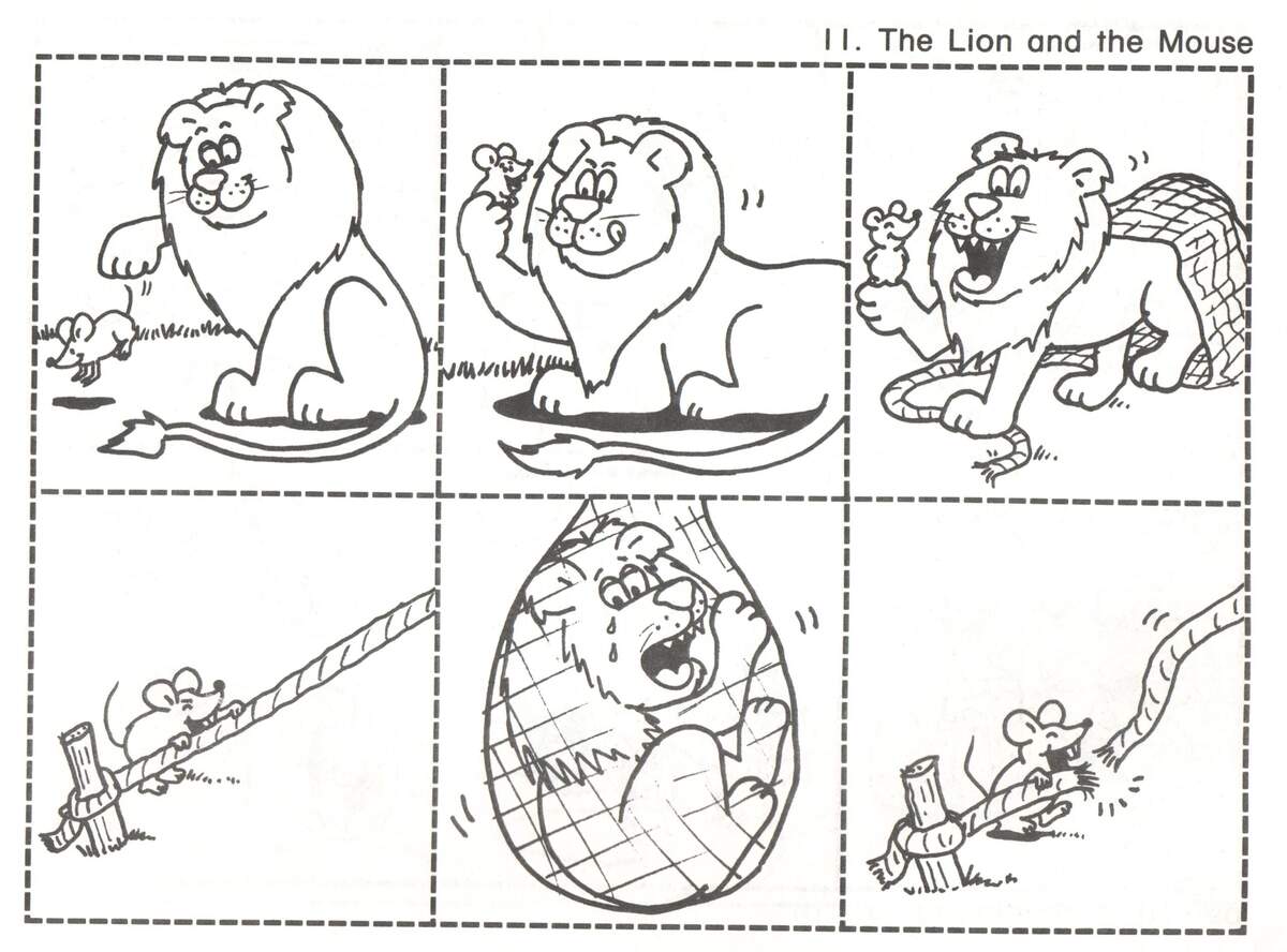 9 Sequencing Worksheets Ideas Sequencing Worksheets Sequencing Pictures Story Sequencing Aesop S Fables Printables The Lion And The Mouse Simple Living Creative Learning