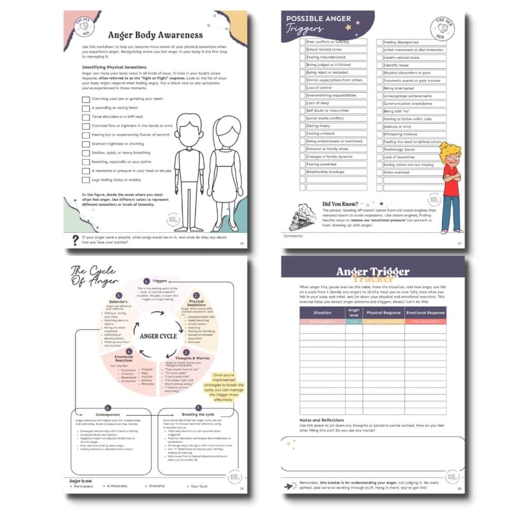 Anger Management Worksheets For Teenagers Therapist Approved Mindfulmazing Anger Management Worksheets For Teenagers Therapist Approved Mindfulmazing