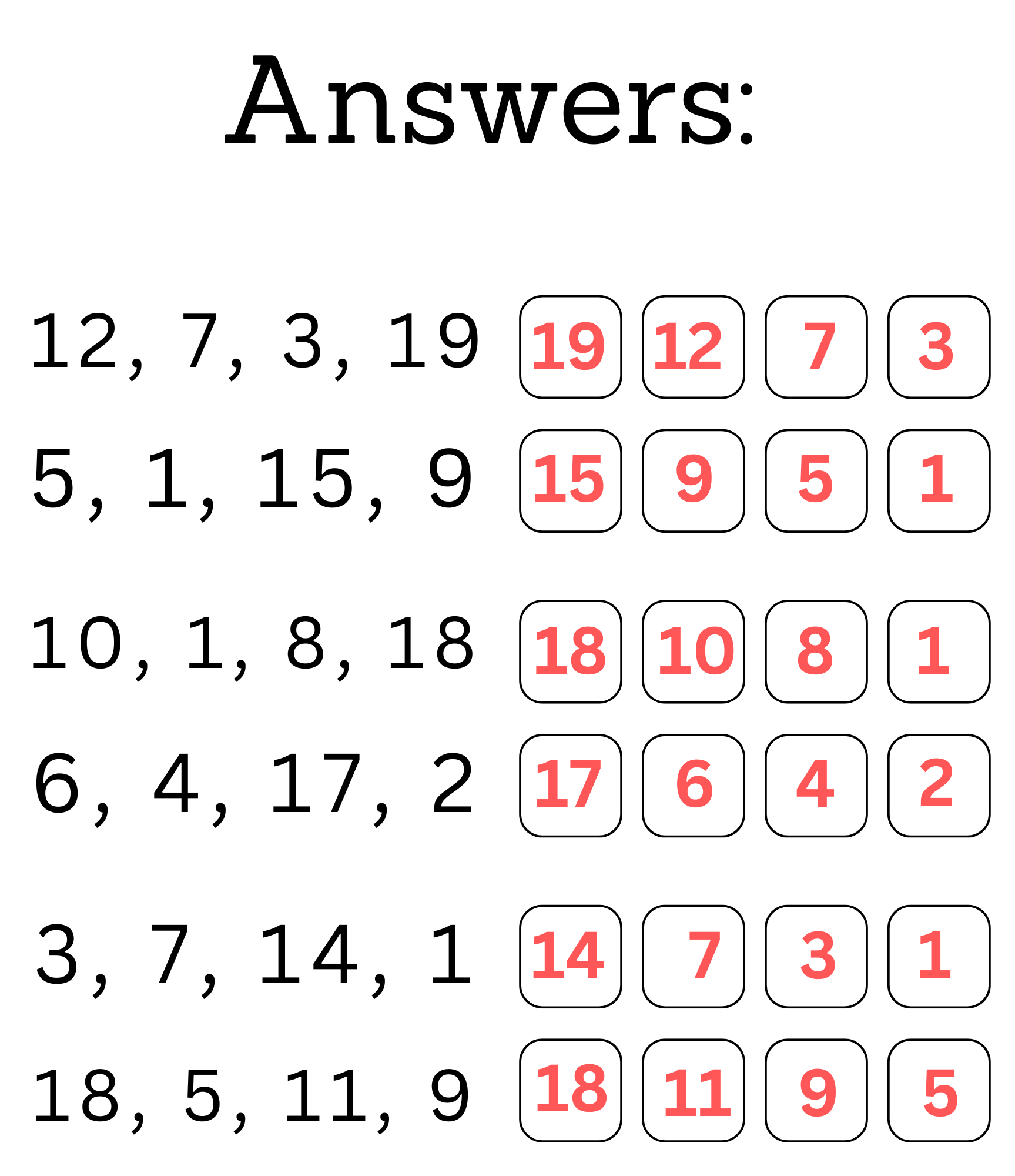 Ascending And Descending Order Worksheets 1 To 20 For Kindergarten With Answers Made By Teachers Ascending And Descending Order Worksheets 1 To 20 For Kindergarten With Answers Made By Teachers
