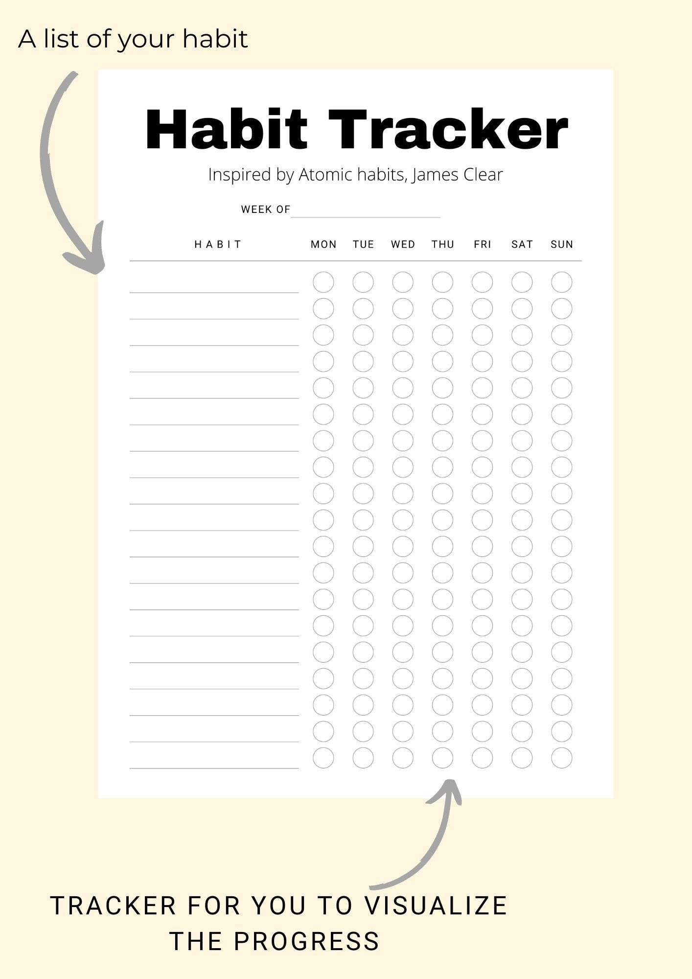 Atomic Habits Worksheets Shop On Pinterest