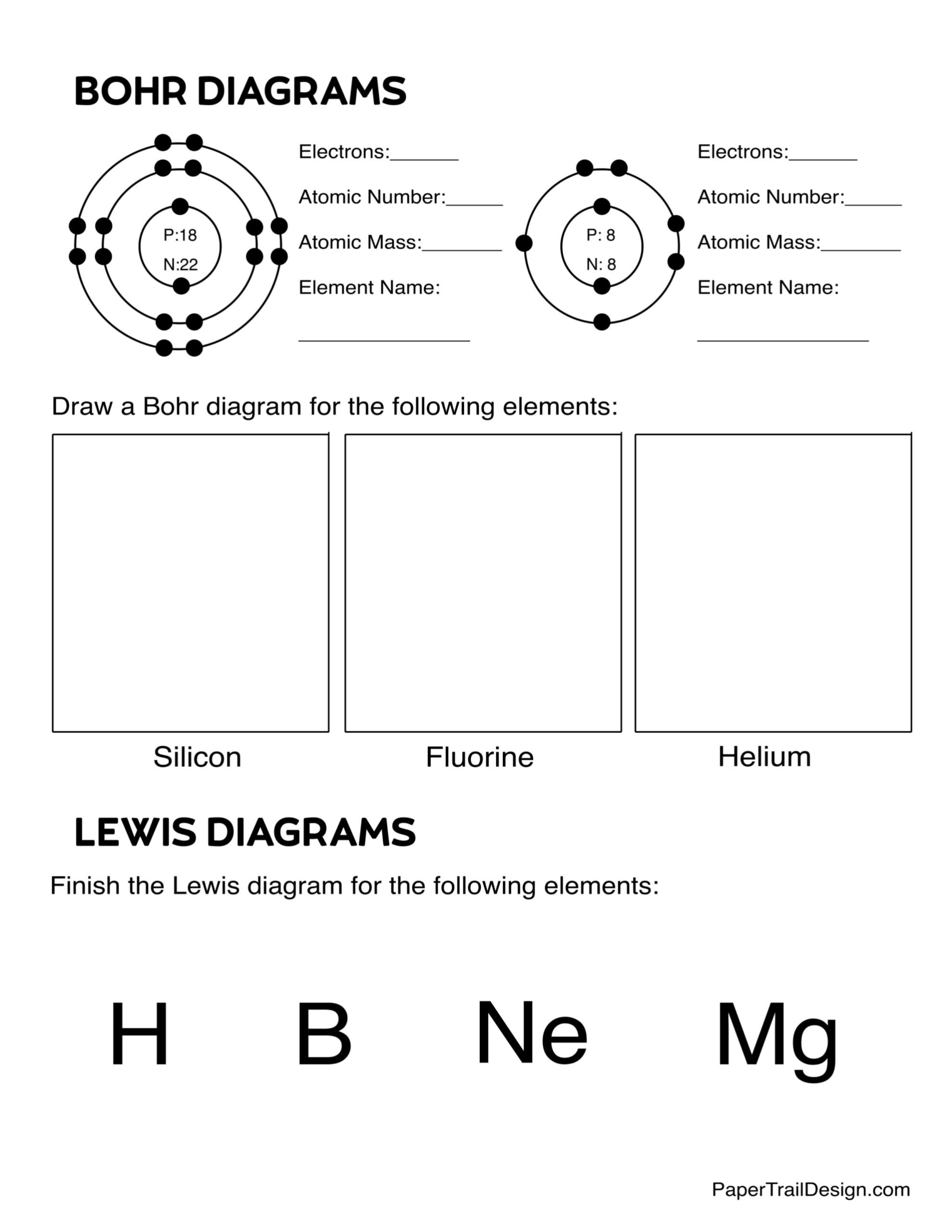 Atomic Structure Worksheet Paper Trail Design Atomic Structure Worksheet Paper Trail Design