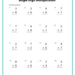 Basic Multiplication Worksheets K12 Math Worksheets