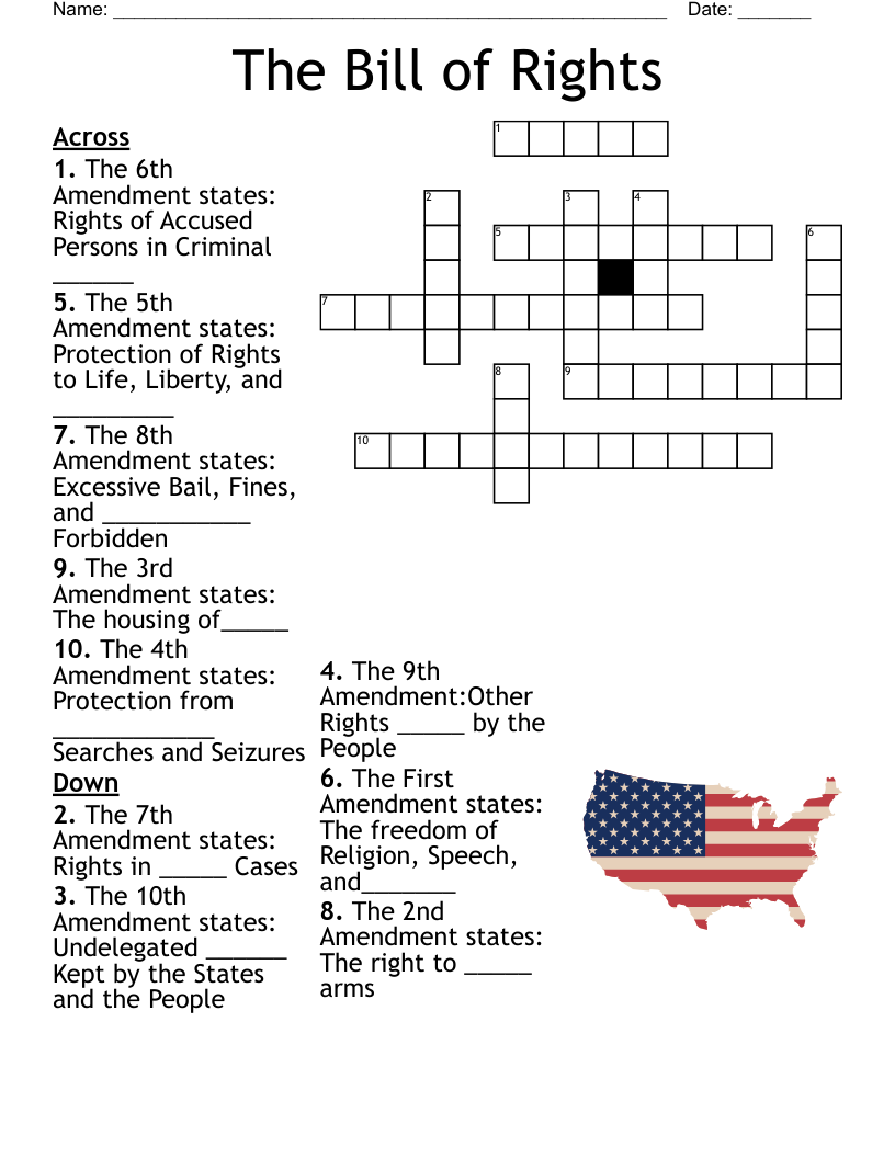 Bill Of Rights Quiz Worksheet WordMint Bill Of Rights Quiz Worksheet WordMint