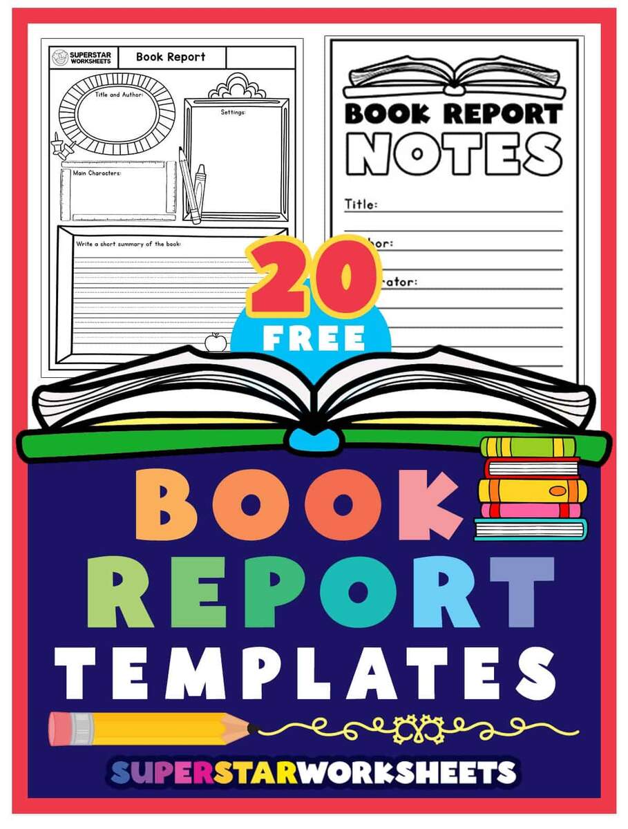 Book Report Templates Free Printables Superstar Worksheets Book Report Templates Free Printables Superstar Worksheets