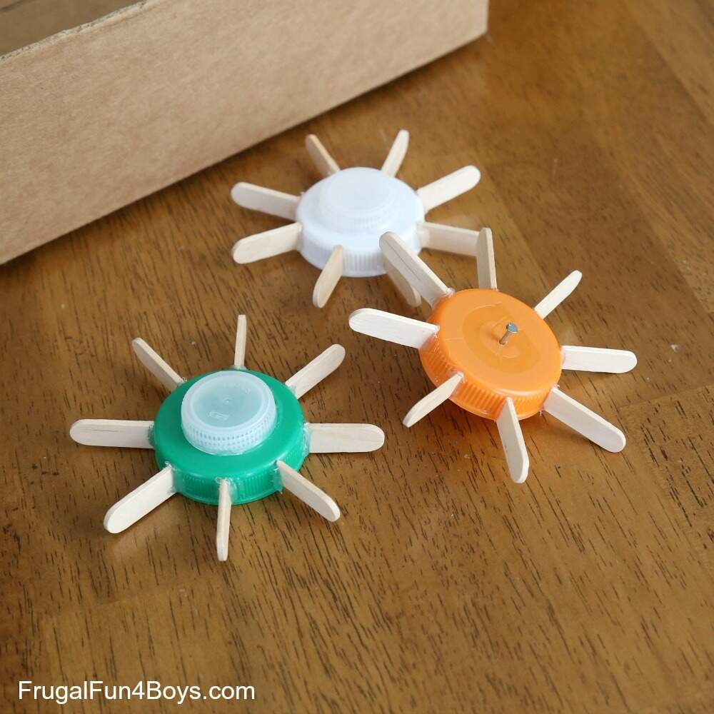 Build Working Gears Out Of Popsicle Sticks Frugal Fun For Boys And Girls Preschool Winter Sports Activities Pre K Printable Fun