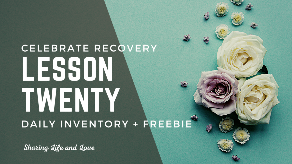 Celebrate Recovery Bingo WordMint