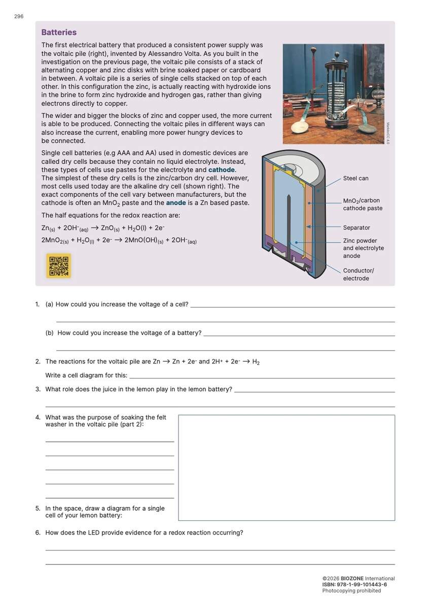 Chemistry Explained Student Edition BIOZONE Chemistry Explained Student Edition BIOZONE