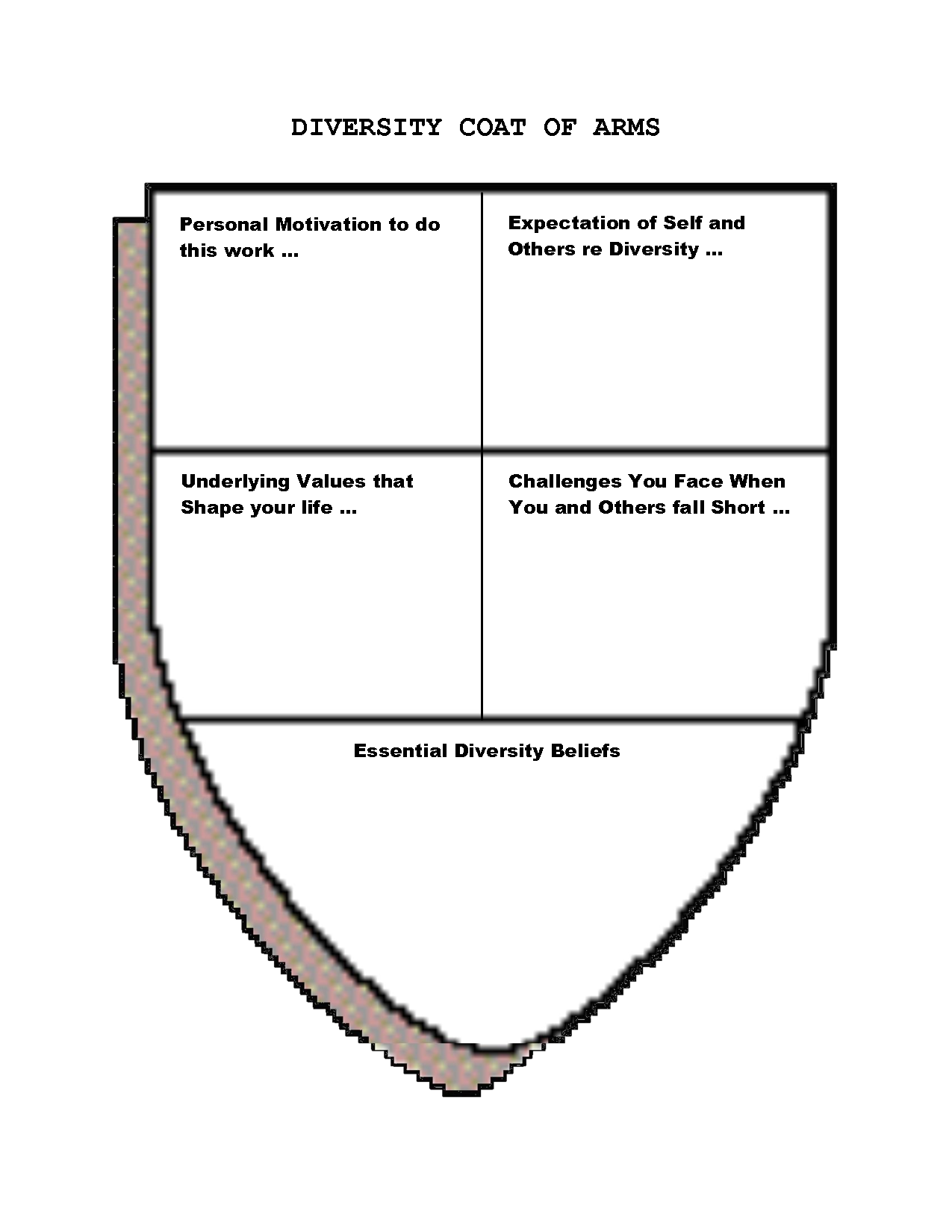Coat Of Arms Banner Template