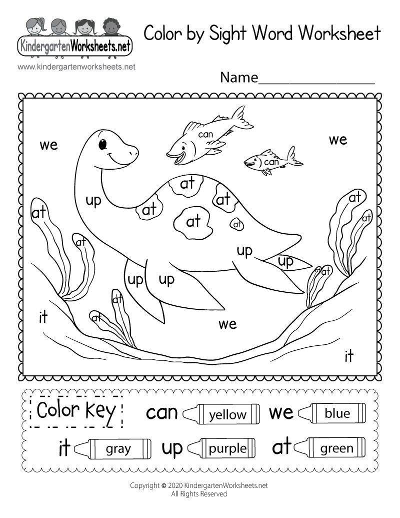 Color By Sight Word Worksheet Free Printable Digital PDF Color By Sight Word Worksheet Free Printable Digital PDF