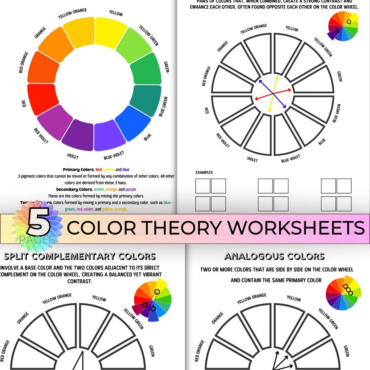 Color Theory Worksheets Printable Color Wheel Painting Lesson Art Class Printable Drawing Activity Sheet Color Theory Reference Sheet Etsy Color Theory Worksheets Printable Color Wheel Painting Lesson Art Class Printable Drawing Activity Sheet Color Theory Reference Sheet Etsy