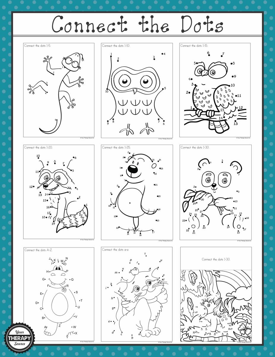 Connect The Dots Your Therapy Source Connect The Dots Your Therapy Source