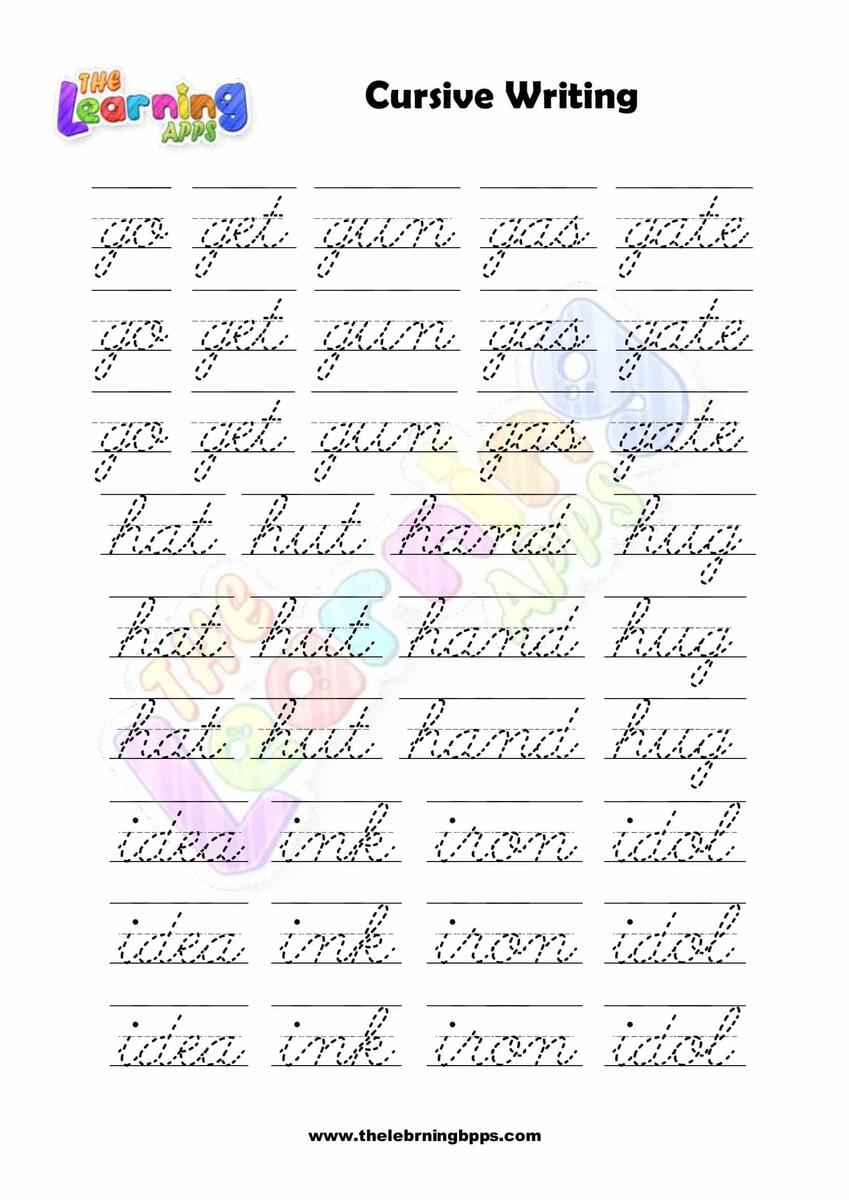 Cursive Handwriting Practice Worksheet Alphabets A Z Your Home Worksheets Library Cursive Handwriting Practice Worksheet Alphabets A Z Your Home Worksheets Library