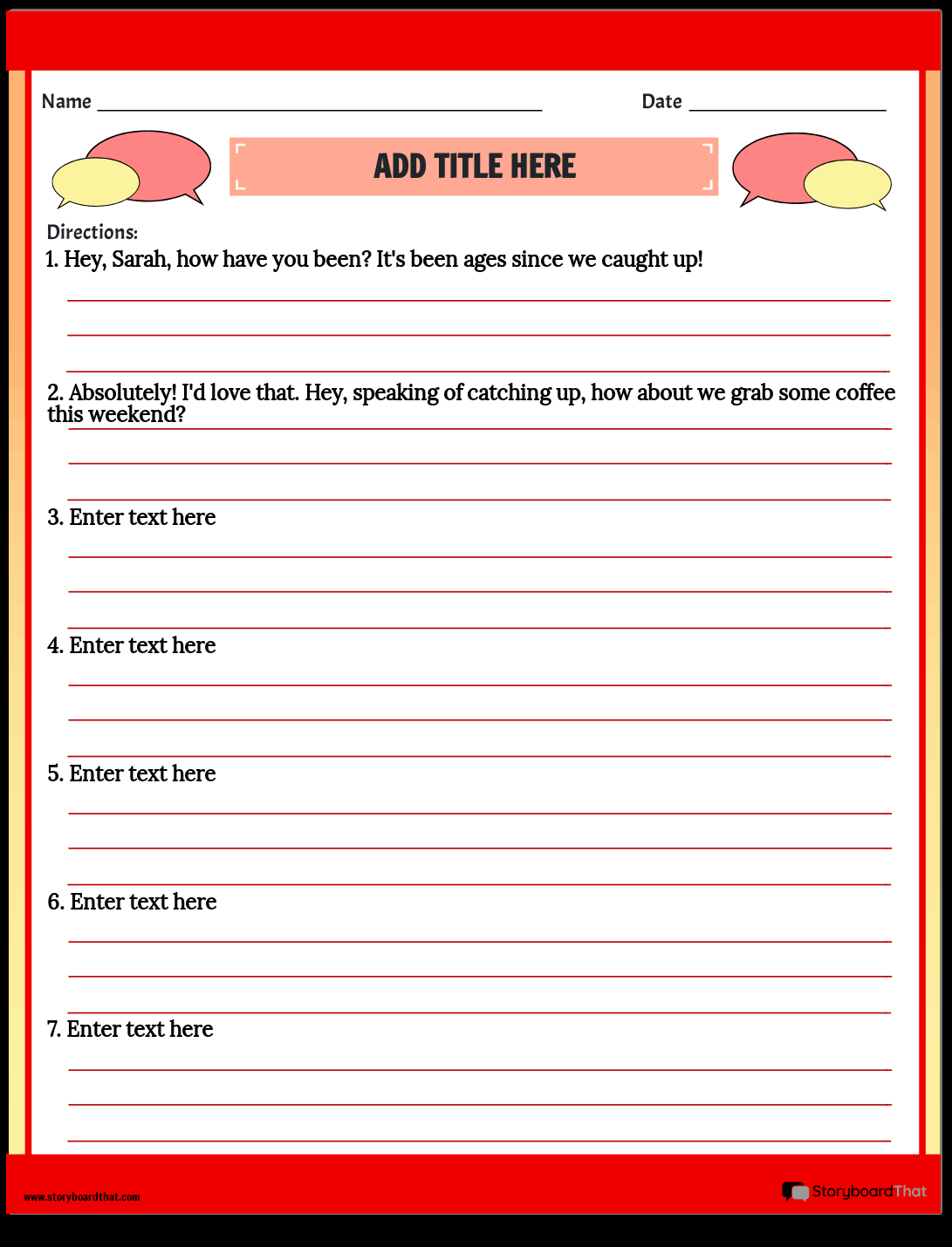 Free Grammar Practice Sheet Quotation Marks Said Asked Words Homeschool Den