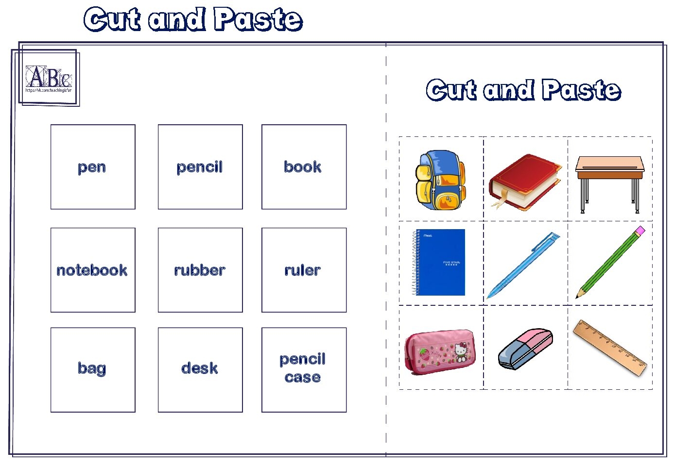 Cut And Paste Worksheets Printable Activities For Kids Free Printables Lettering SVG Files Tools Apps