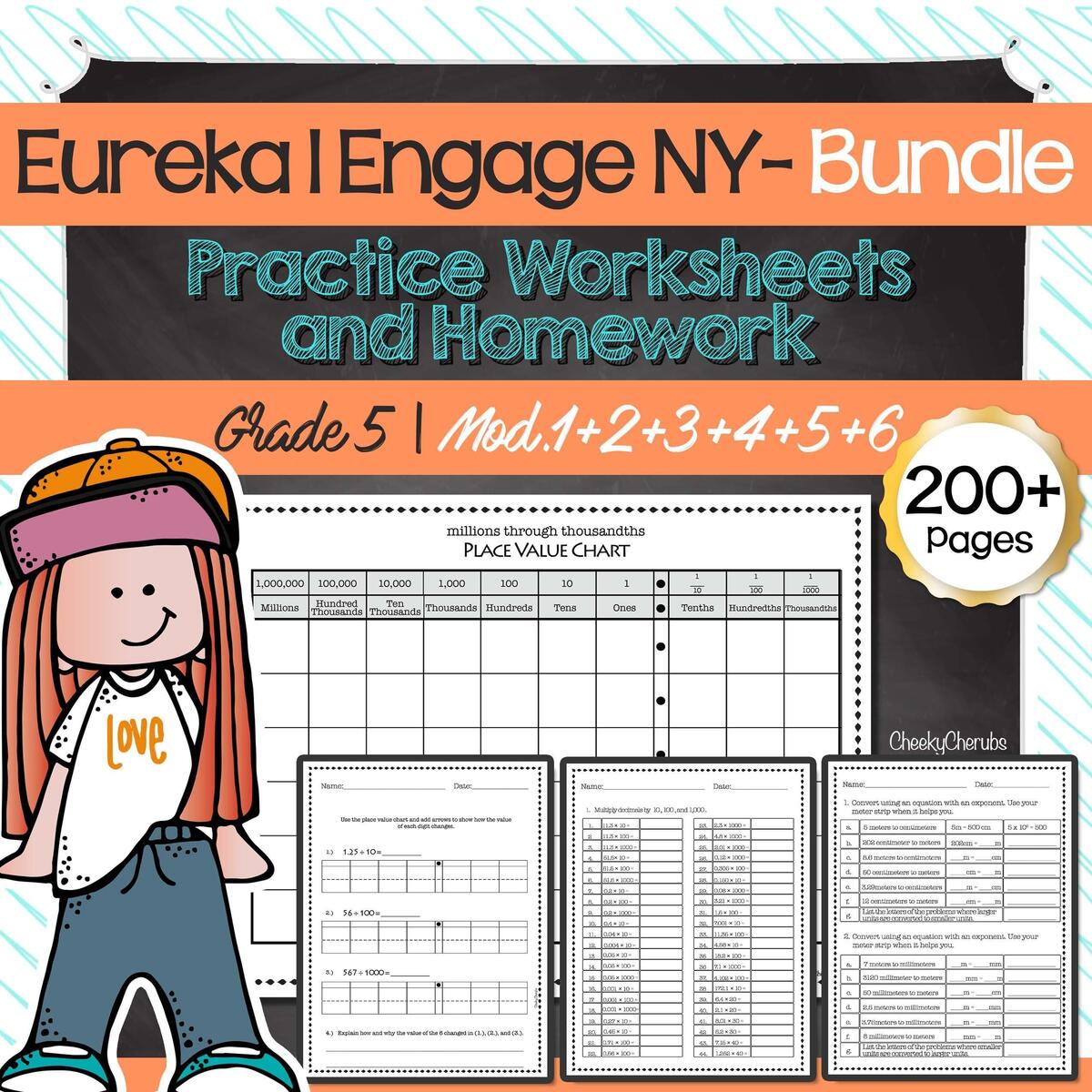 Eureka Math Engage NY Extra Worksheets For 5th Grade BUNDLE All Modules Etsy Eureka Math Engage NY Extra Worksheets For 5th Grade BUNDLE All Modules Etsy