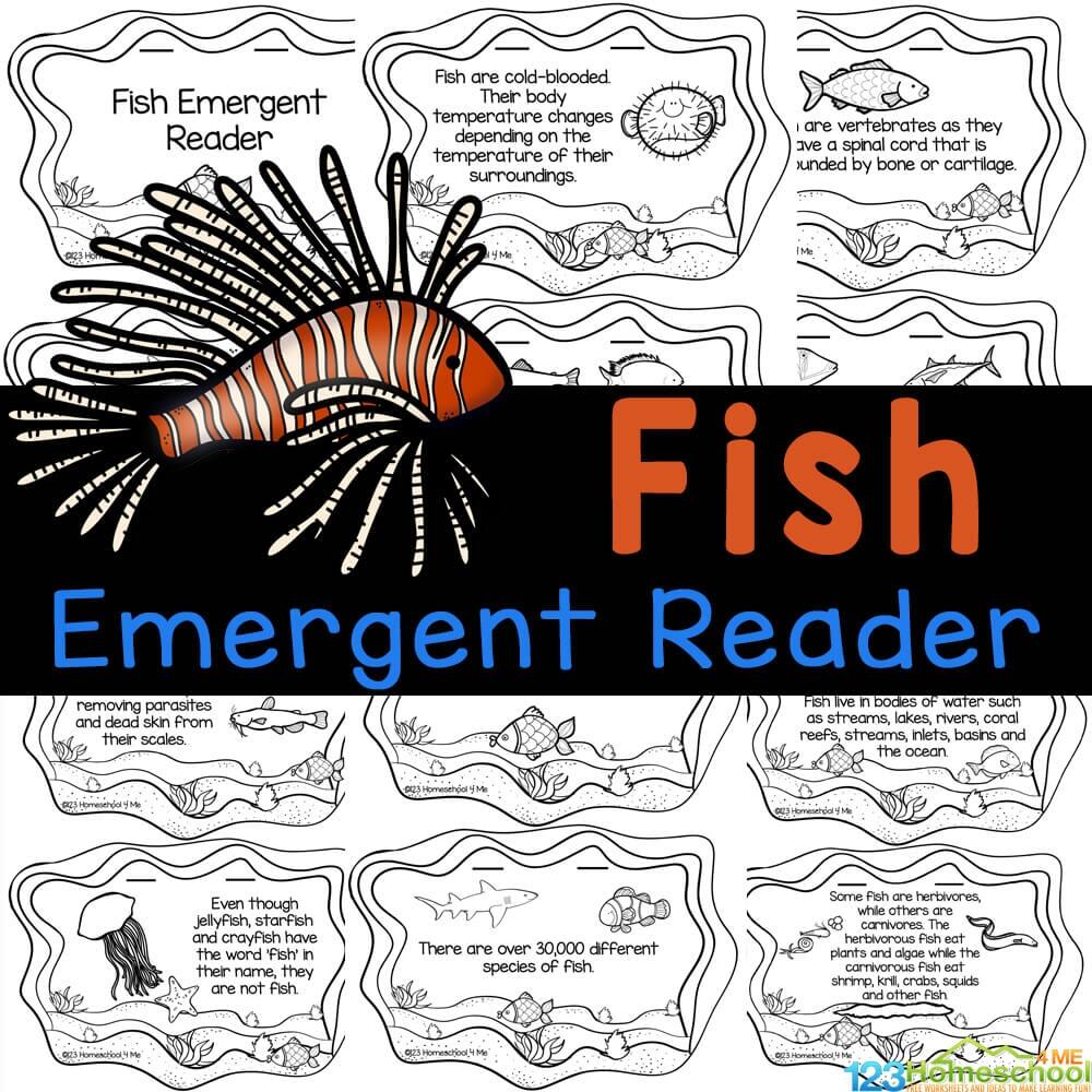 FREE Water Animals For Kids Life Cycle Printable Books