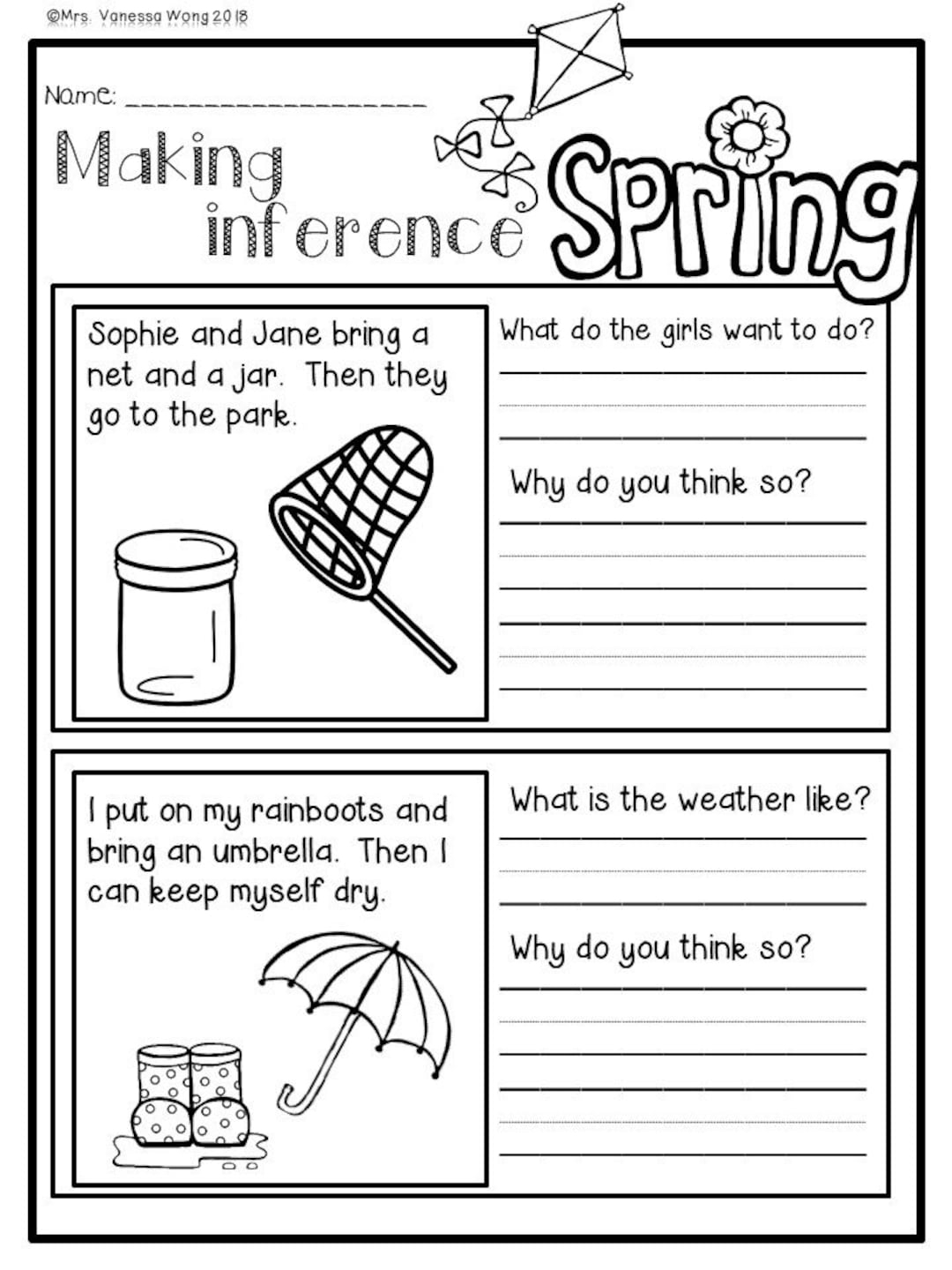 First Grade Seasonal Worksheet Bundle Math Literacy 384 Pages Etsy Sweden