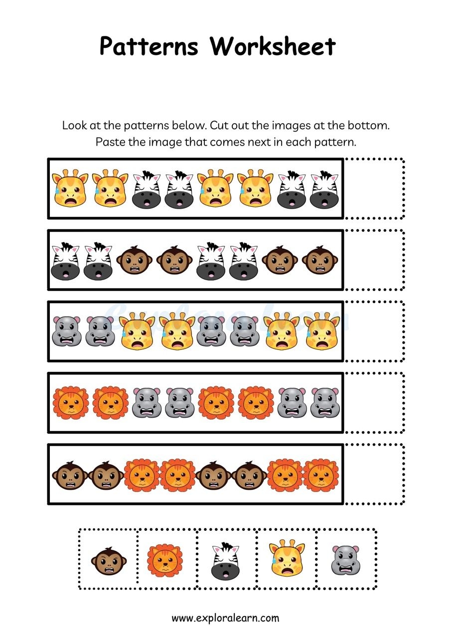 Focus Attention Worksheets For ADHD Autism