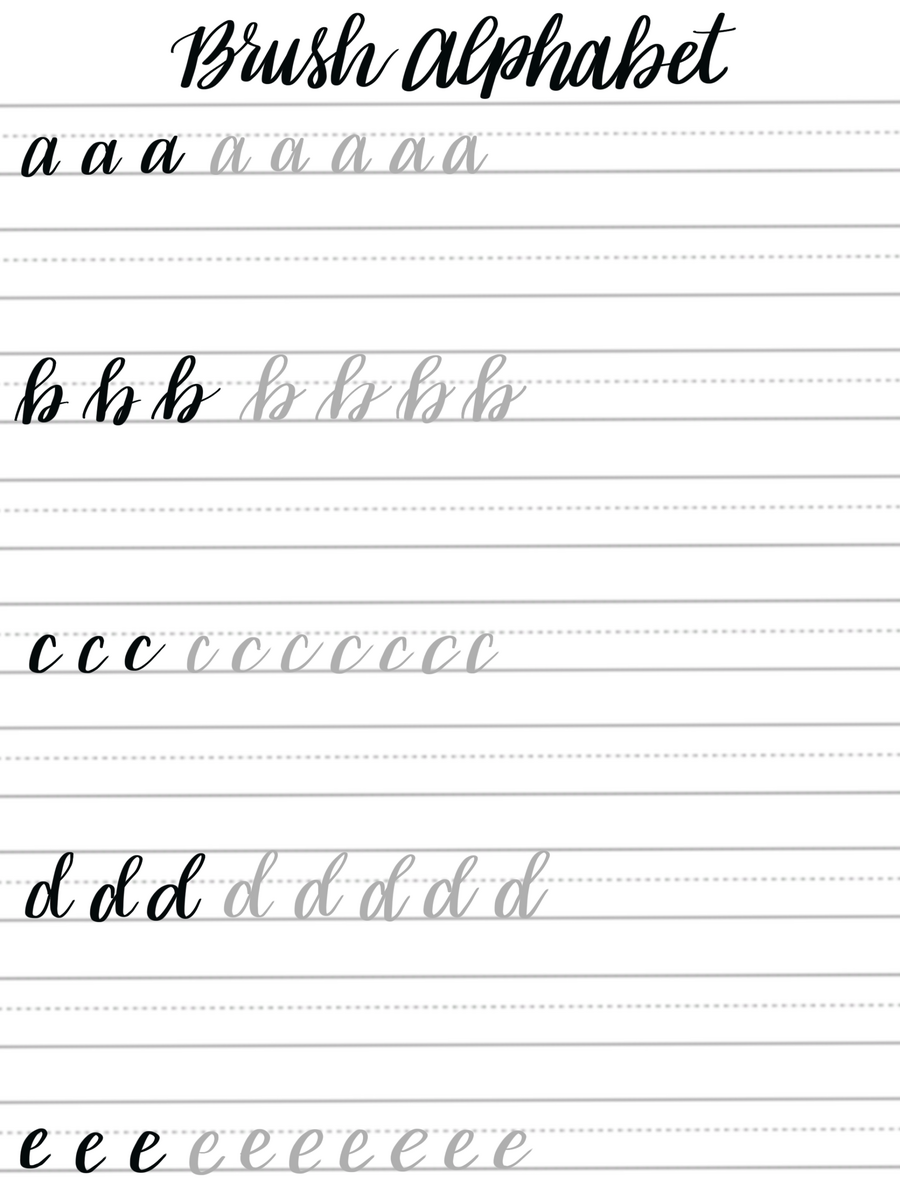 11 Calming Calligraphy Drills Printable The Postman S Knock