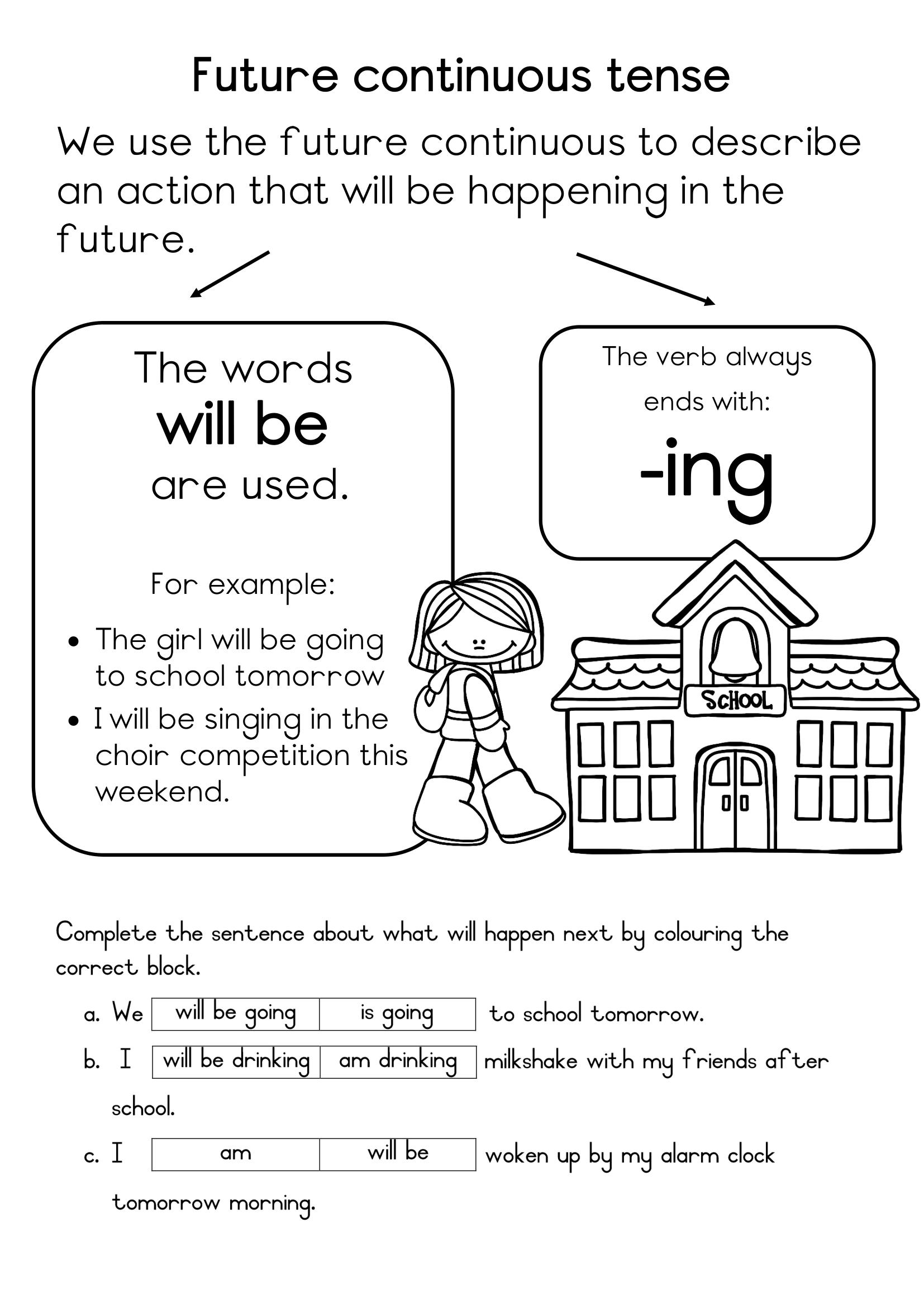 FREE Continuous Tense Worksheets Past Present And Future Juffrou 911 FREE Continuous Tense Worksheets Past Present And Future Juffrou 911