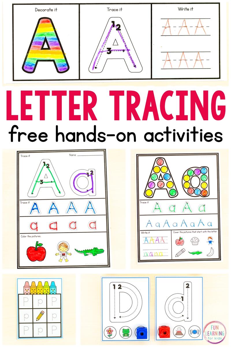 Free Letter Tracing Printables For Alphabet Letter Formation Free Letter Tracing Printables For Alphabet Letter Formation
