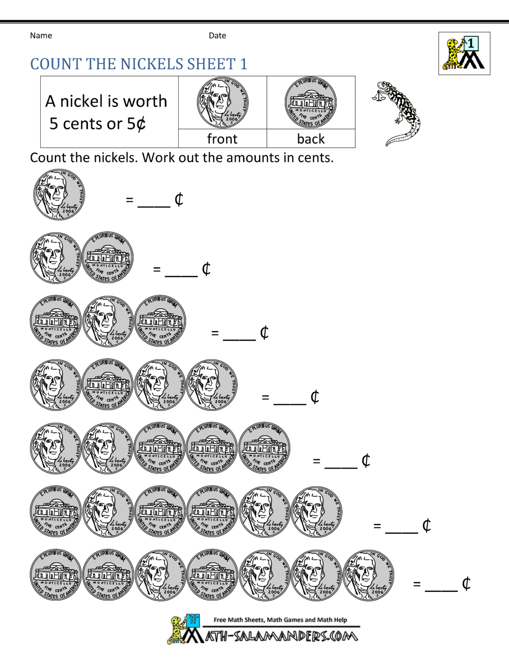 Free Math Money Worksheets 1st Grade Counting Money Worksheets Money Math Free Printables Lettering SVG Files Tools Apps