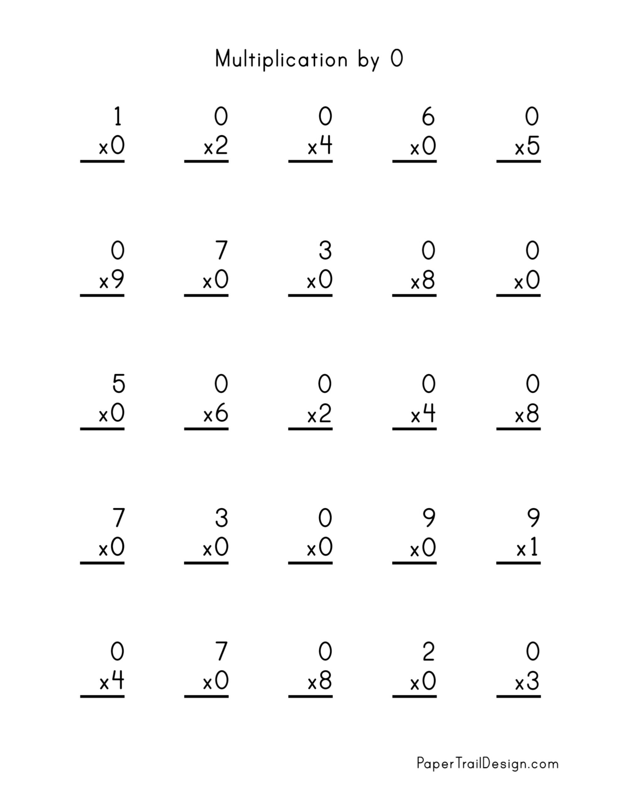 Basic Multiplication Worksheets K12 Math Worksheets