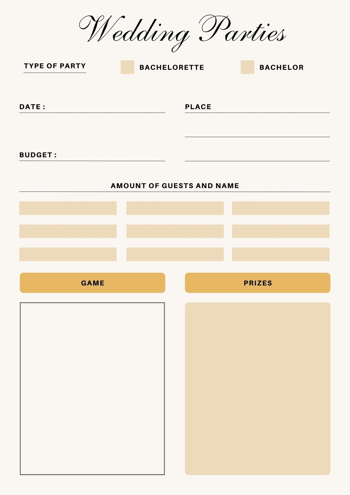 Free Party Planning Printables To Make Your Life Easy