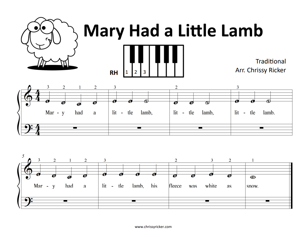 Free Pre Reading Piano Music Chrissy Ricker Free Pre Reading Piano Music Chrissy Ricker