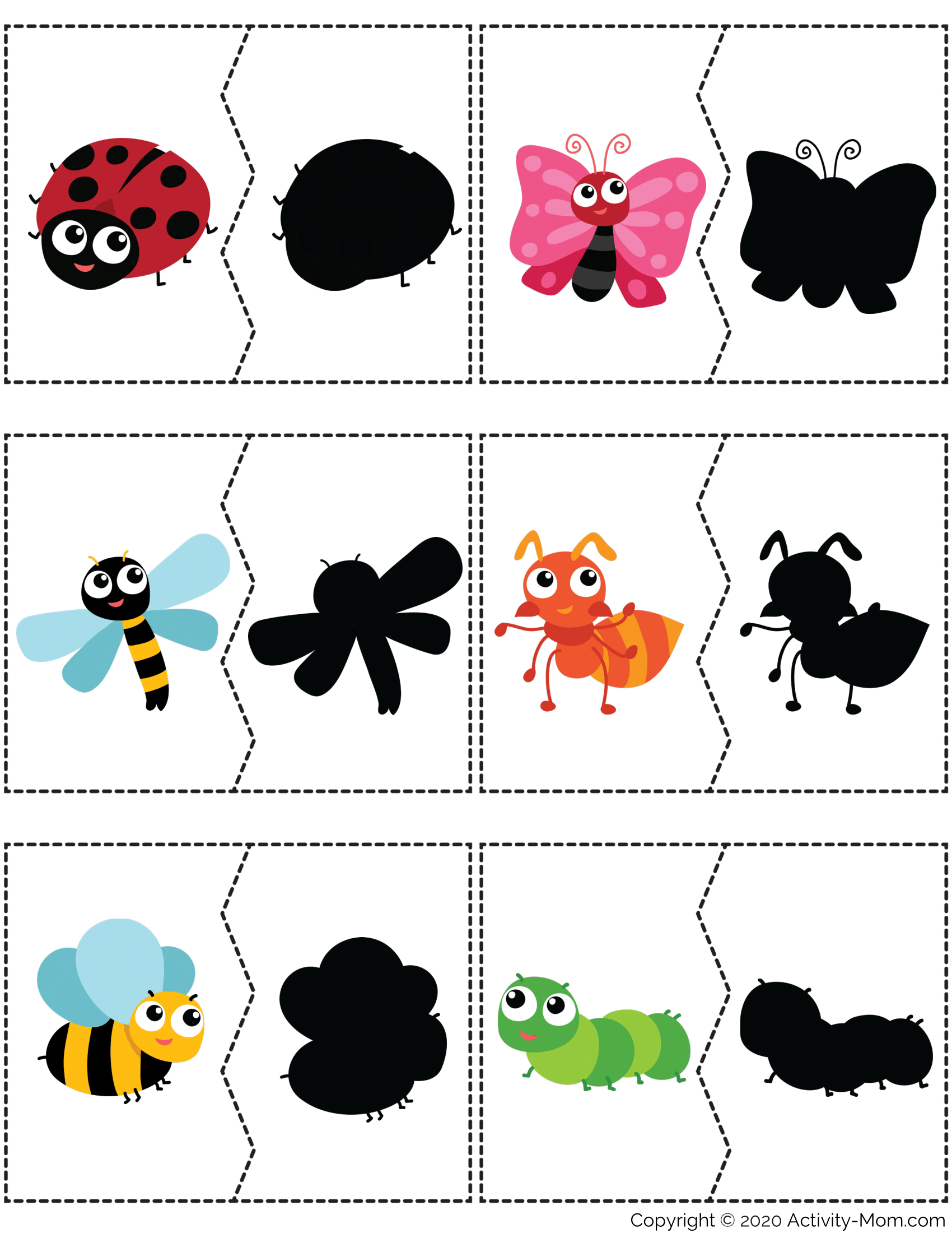 Bug Dot Marker Pages Two Pink Peonies
