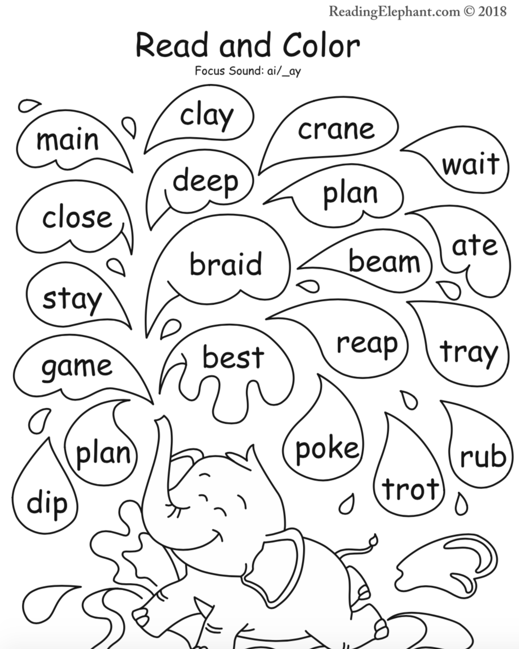 Free Printable Books For Beginning Readers Archives Page 14 Of 17 Reading Elephant