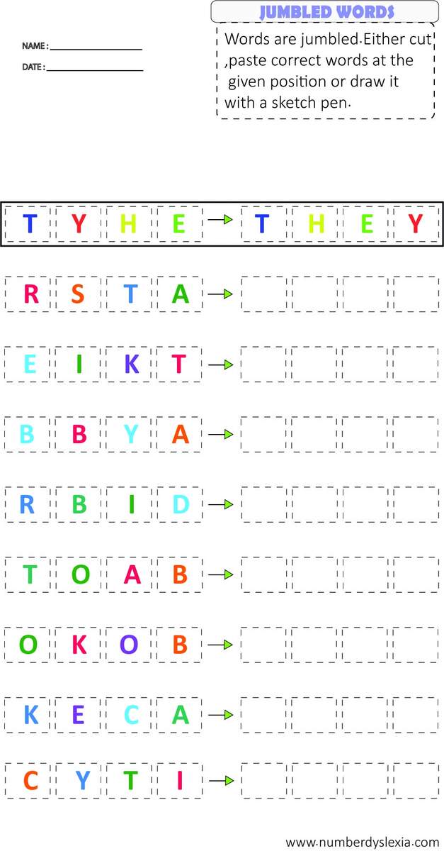 Free Printable Dyslexia Worksheets For Practice PDF Number Dyslexia