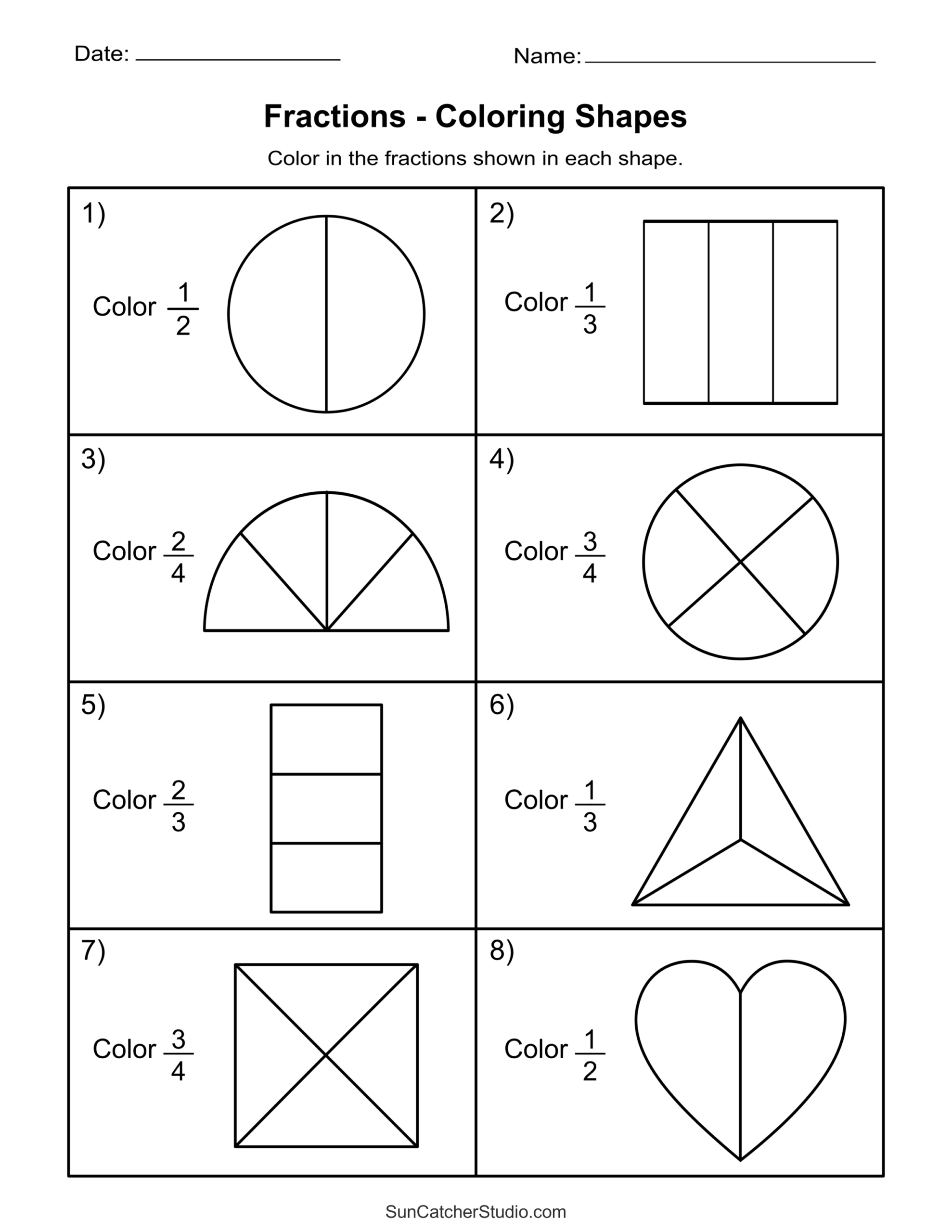 Free Printable Fractions Worksheets Comparing Identifying Free Printables Lettering SVG Files Tools Apps Free Printable Fractions Worksheets Comparing Identifying Free Printables Lettering SVG Files Tools Apps