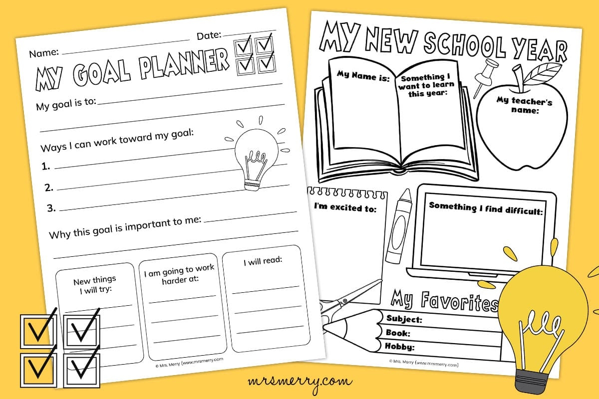 Free Goal Setting Printable Simple Living Mama