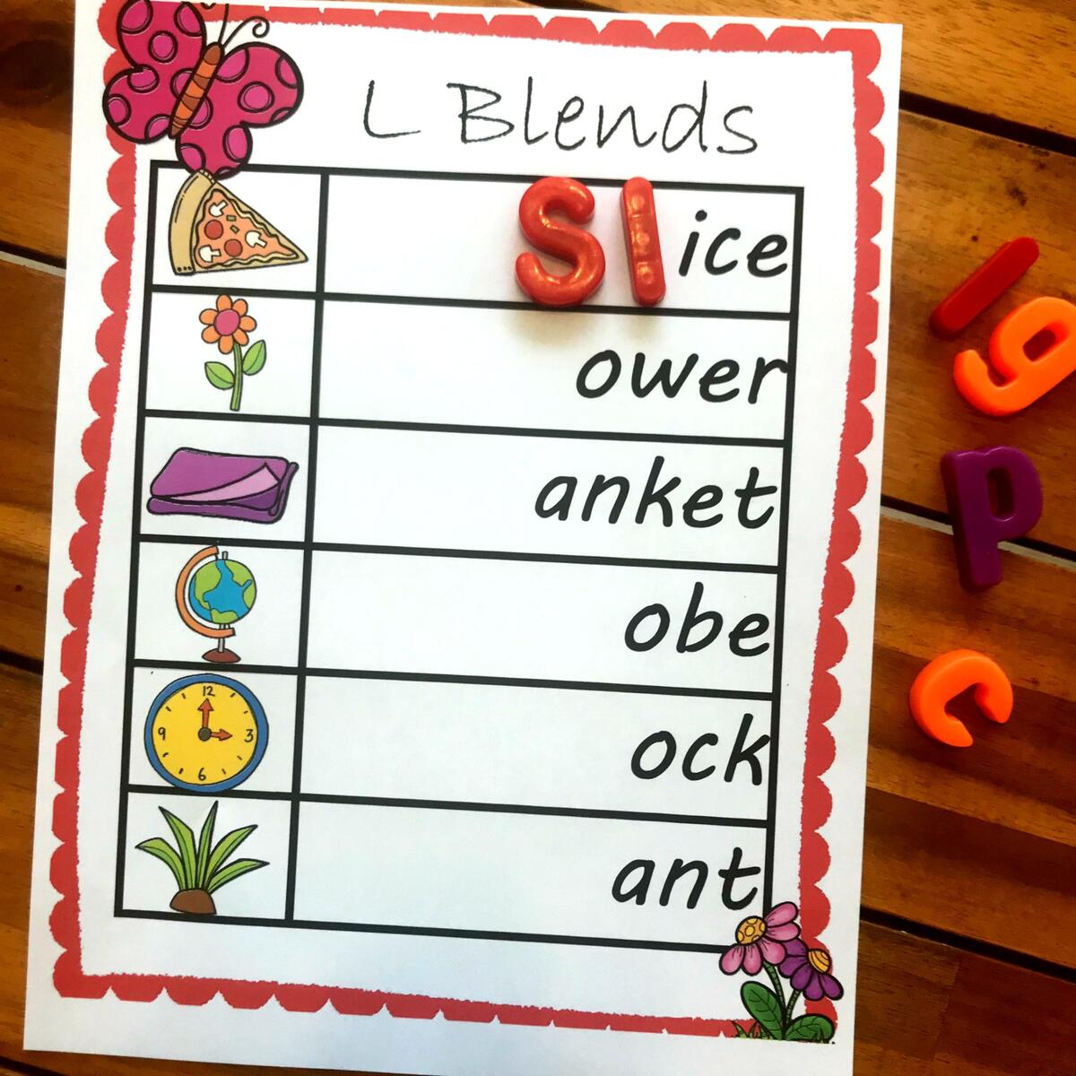 FREE Printable L Blends Worksheets For Kids FREE Printable L Blends Worksheets For Kids
